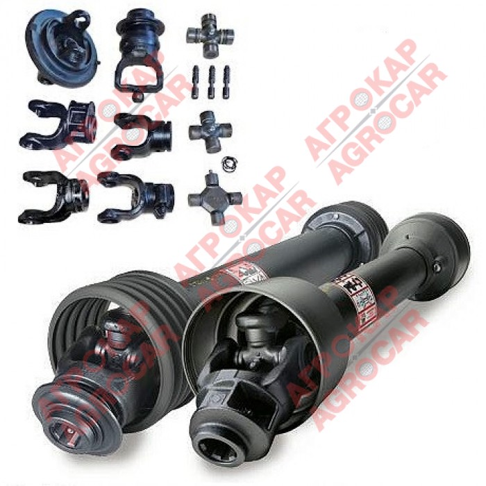 Вал карданий в зборі №4, L=1330. 6/6шл. DS4F133CE007001 - agro-car.com.ua