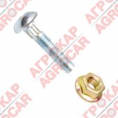 Болт M6 x 16 с гайкой (50 шт.) - запчасти для тракторов, комбайнов и пресс-подборщиков ТМ CASE в agro-car.com.ua