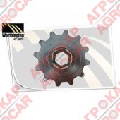 Звездочка Z=12 , t=41,4, отв. шестигр.,  накл. камеры, CR9080(9/06-)/TR88